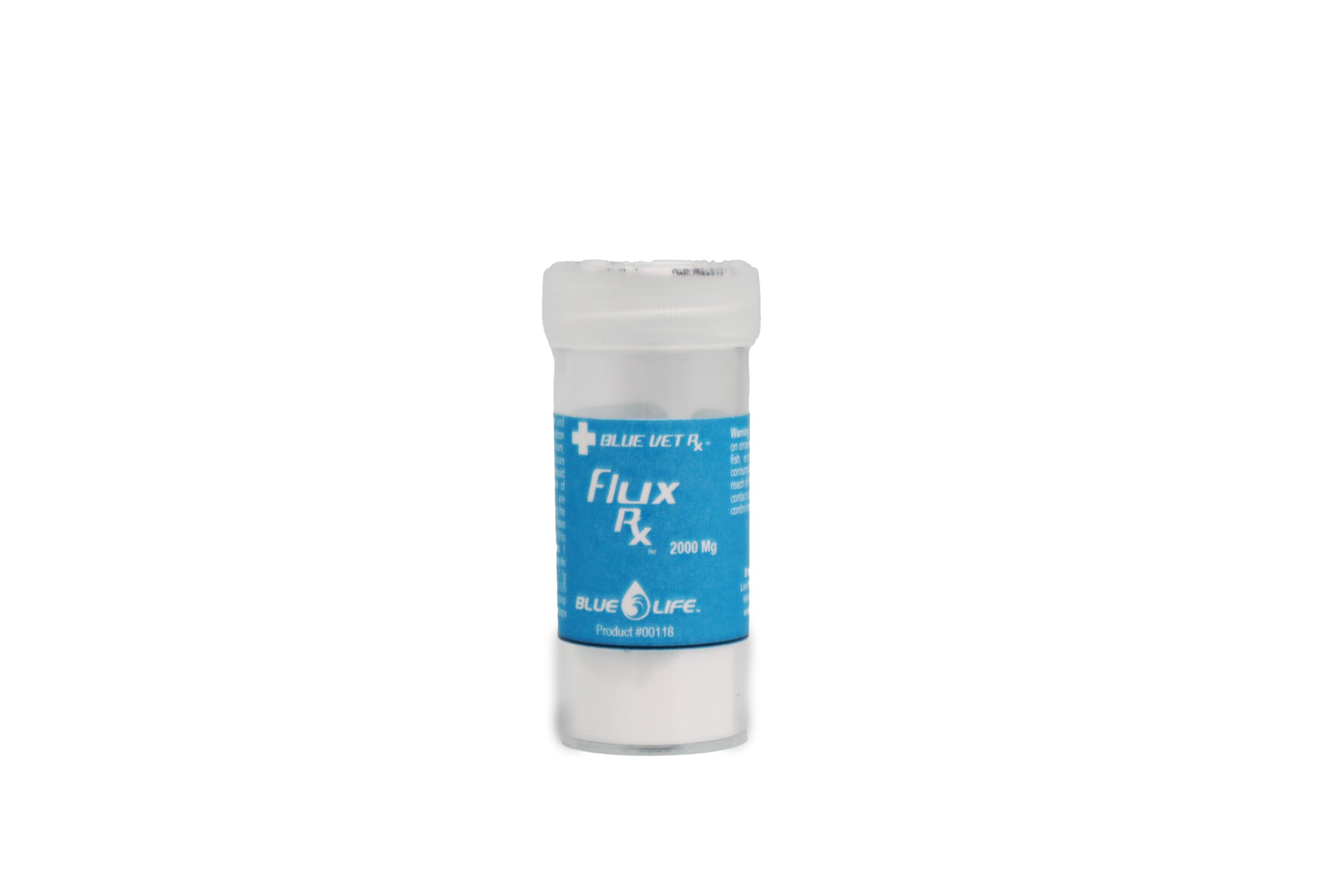Blue Life Flux Rx dosing steps guide for safe aquarium treatment.