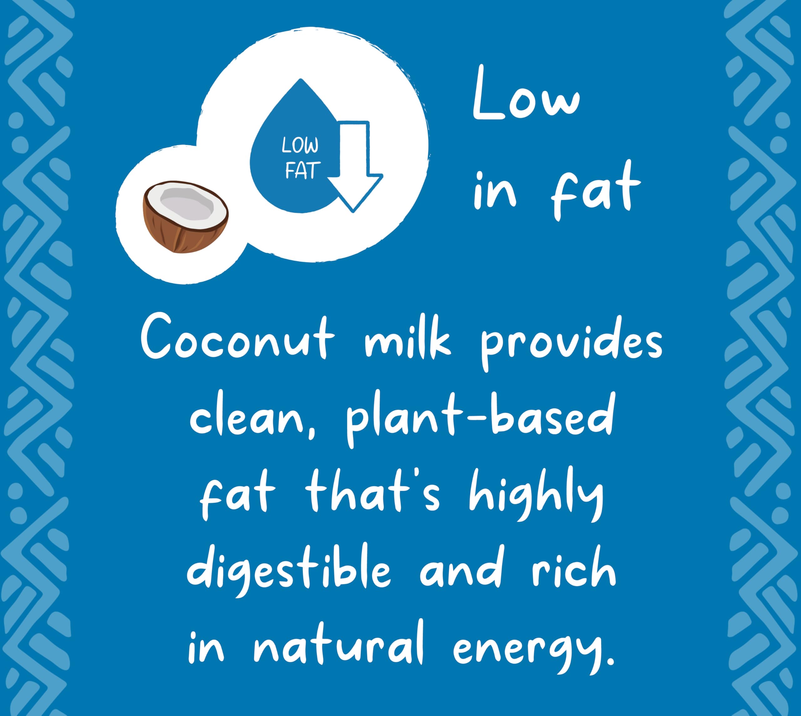 Blue River Diets Crested Gecko Diet low-fat coconut milk image for digestible energy.