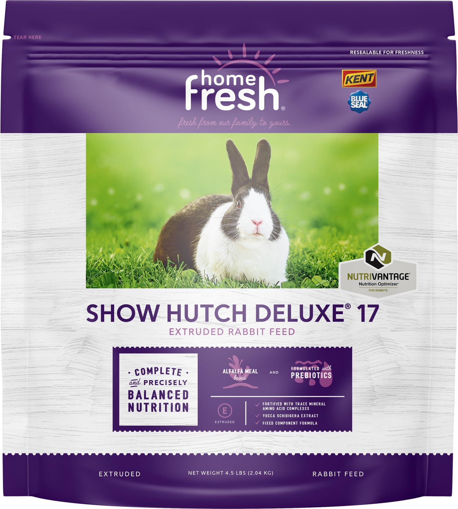 Blue Seal Fresh Show Hutch Deluxe 17 bag front view showing resealable packaging.