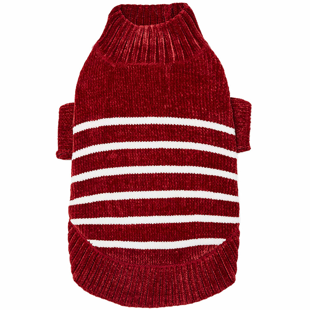 Blueberry Pet machine-washable sweater—easy care after outdoor winter adventures.
