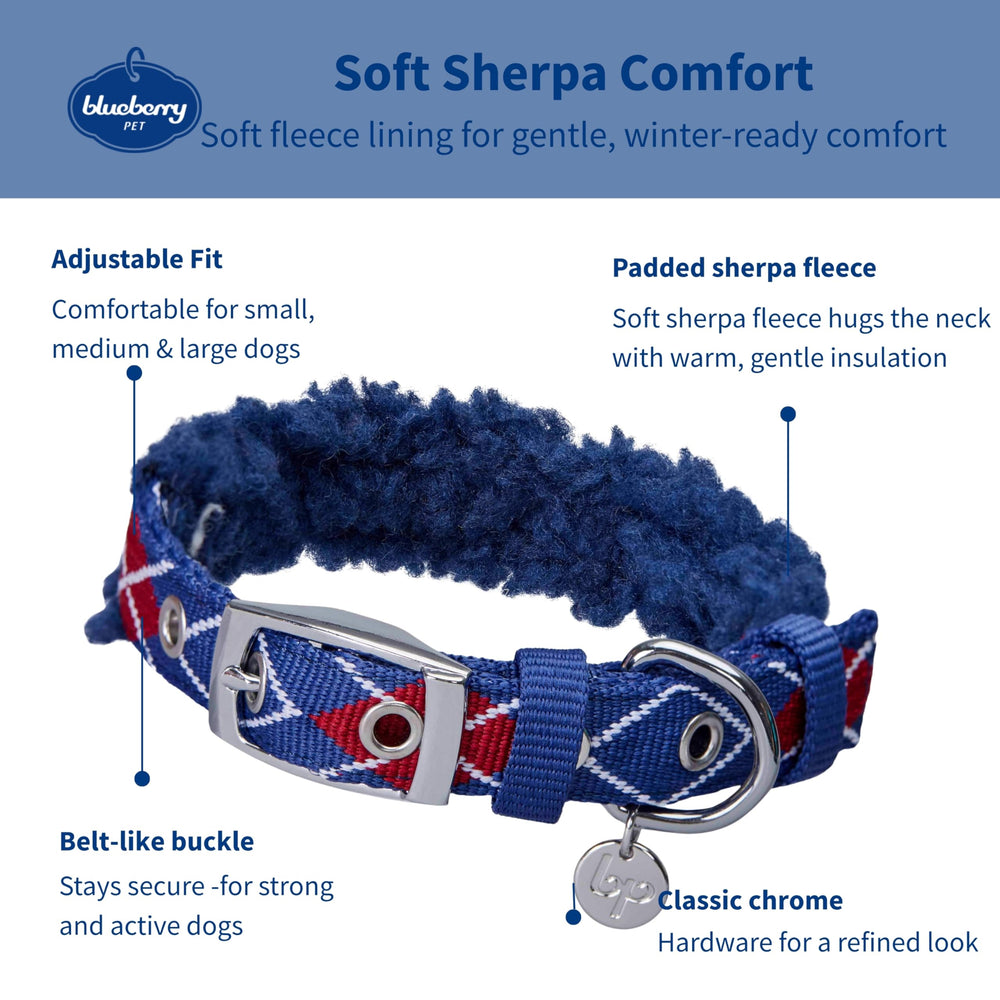Blueberry Pet adjustable neck collar fits 9 to 12.5 inches for precise small-dog sizing
