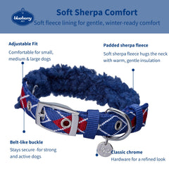 Blueberry Pet adjustable neck collar fits 9 to 12.5 inches for precise small-dog sizing