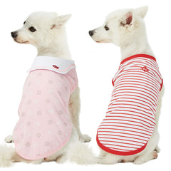 Blueberry Pet soft and comfy summer tee on model for beach-day wear