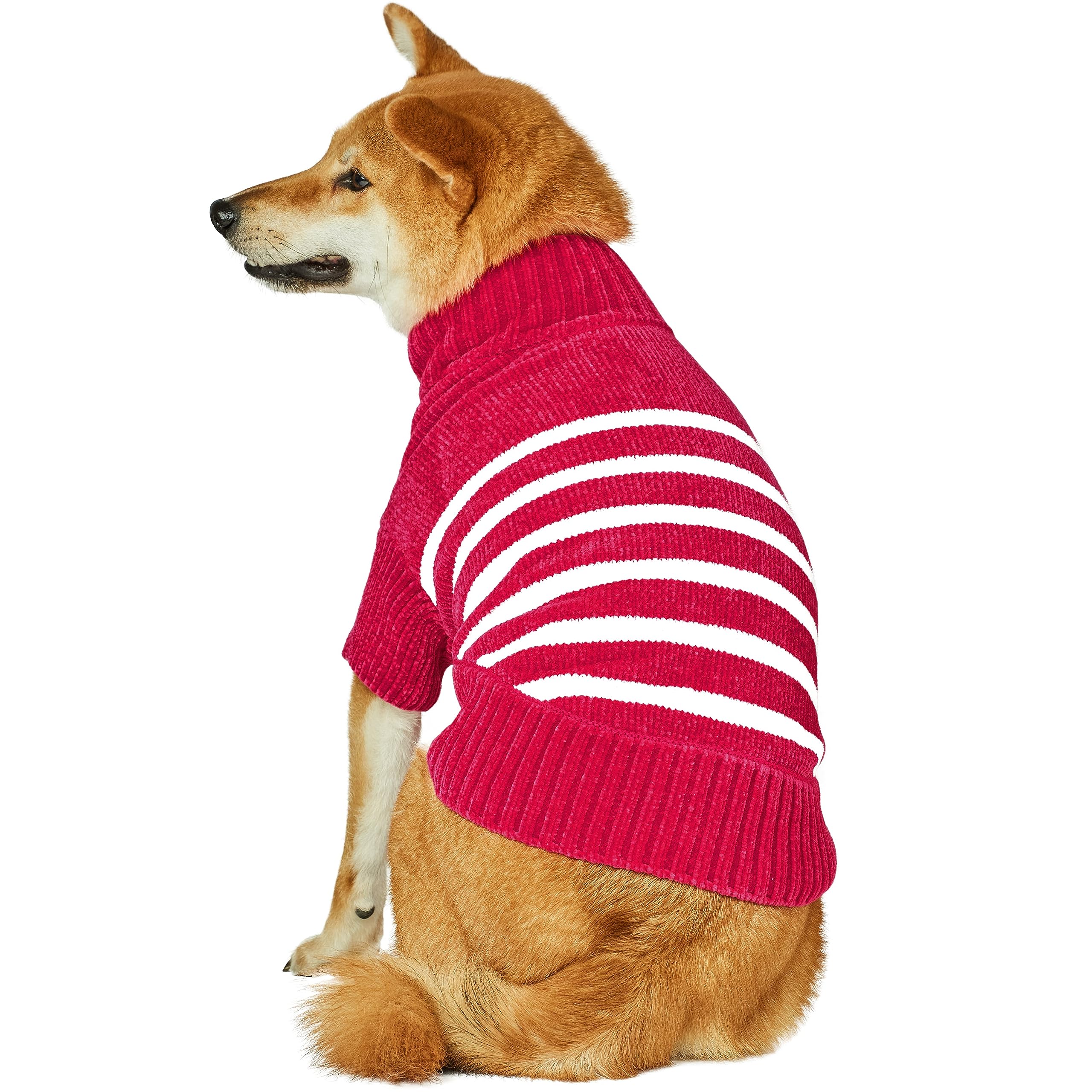 Blueberry Pet suéter chenille rosa lavado fácil y color duradero