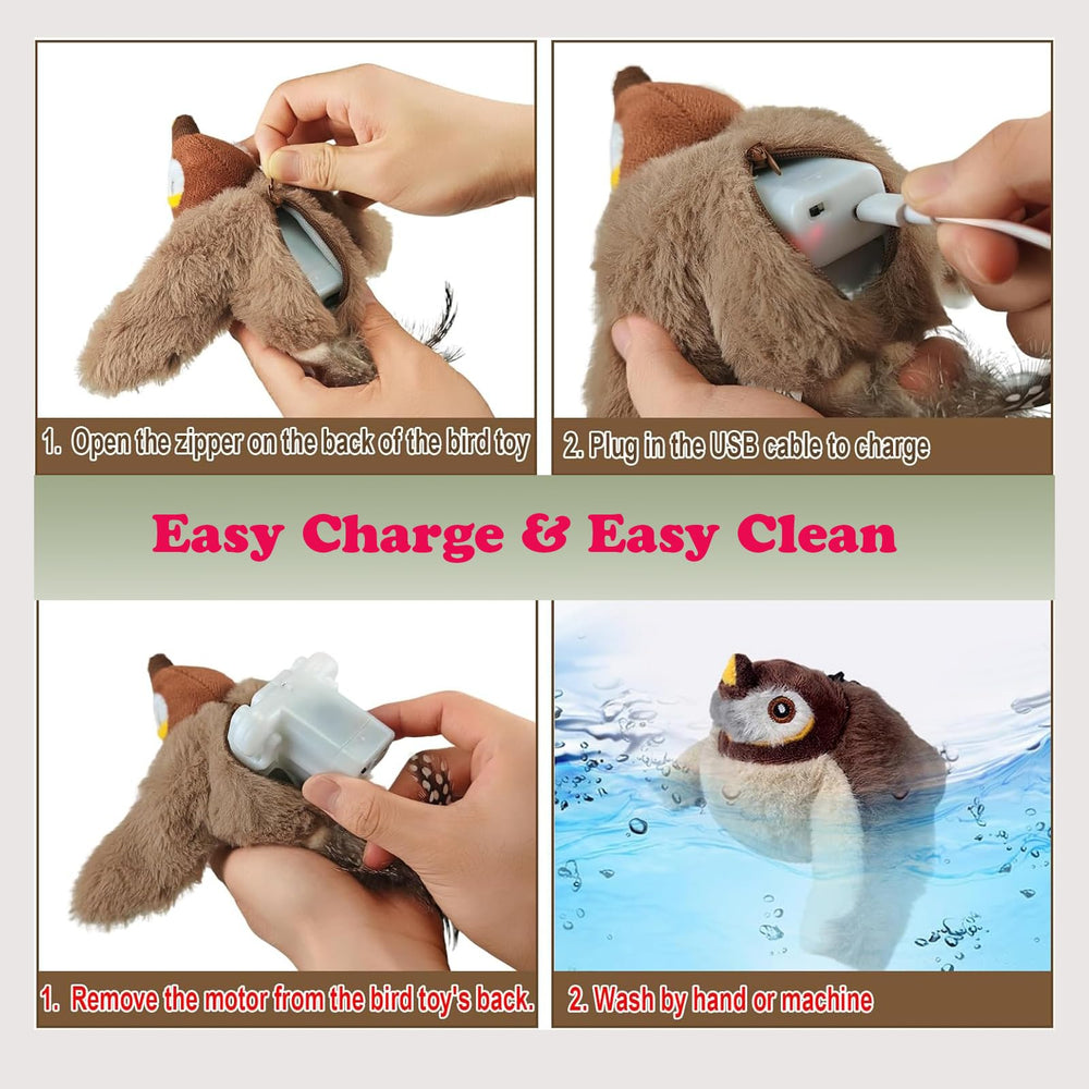 blueypet cat playtime with bird toy sparks curiosity and physical activity.