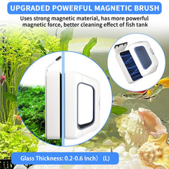 BlueYu detachable scraper front targets corner algae effectively