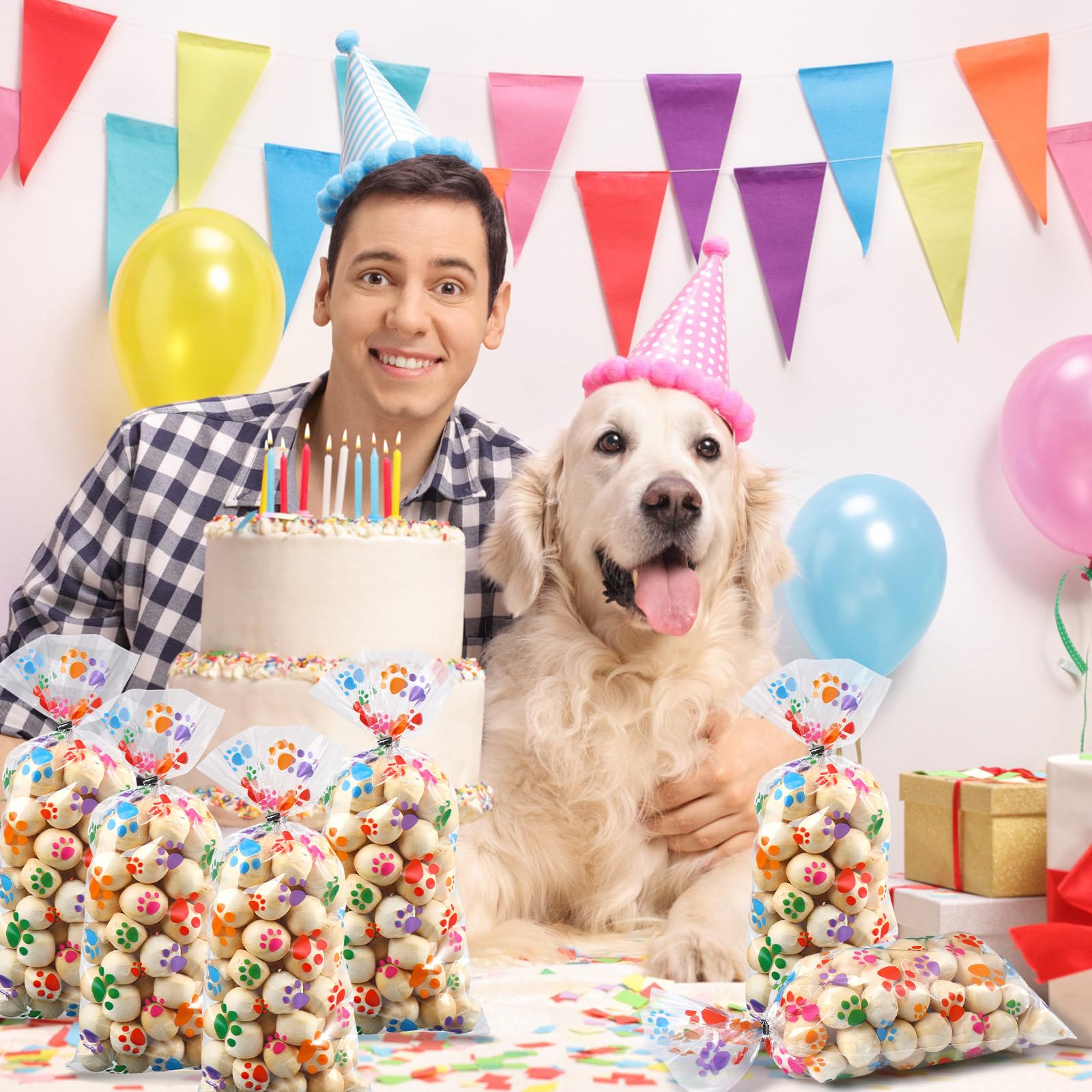 Blulu pet party packaging helps you present gifts neatly.