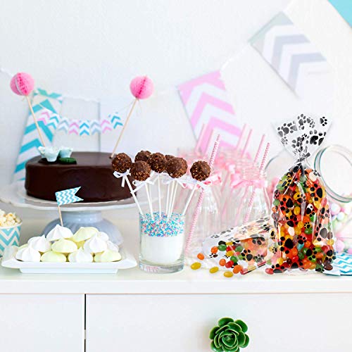 Blulu dog-treat bags filled with candy showcase versatile pet party packaging