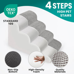 blunique dog stairs 20.5 inch height helps pets reach high couches safely