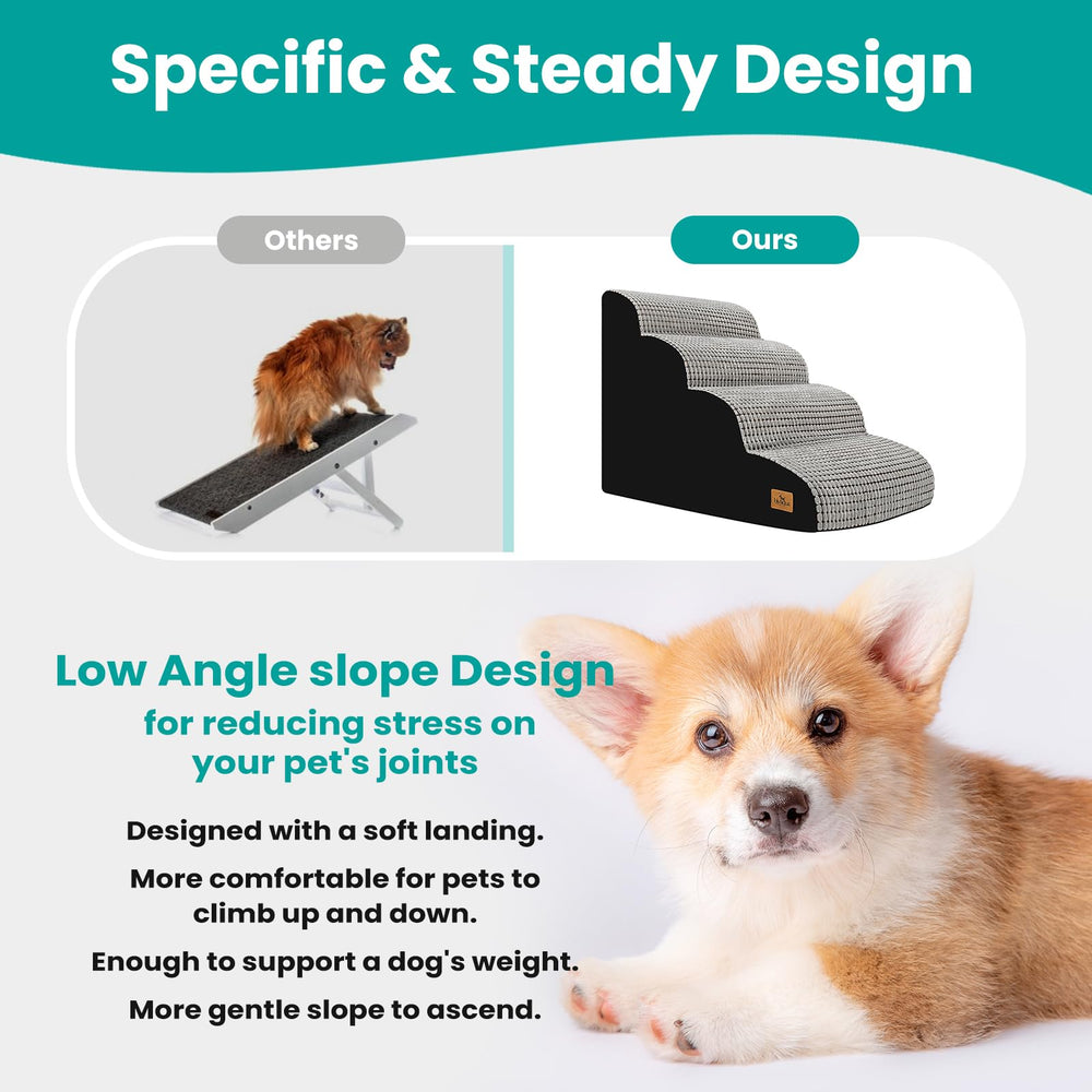blunique dog stairs waterproof fabric cover simplifies cleaning after messy sessions