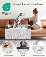 blunique memory-foam support grey cushions joints and muscles for restful naps.
