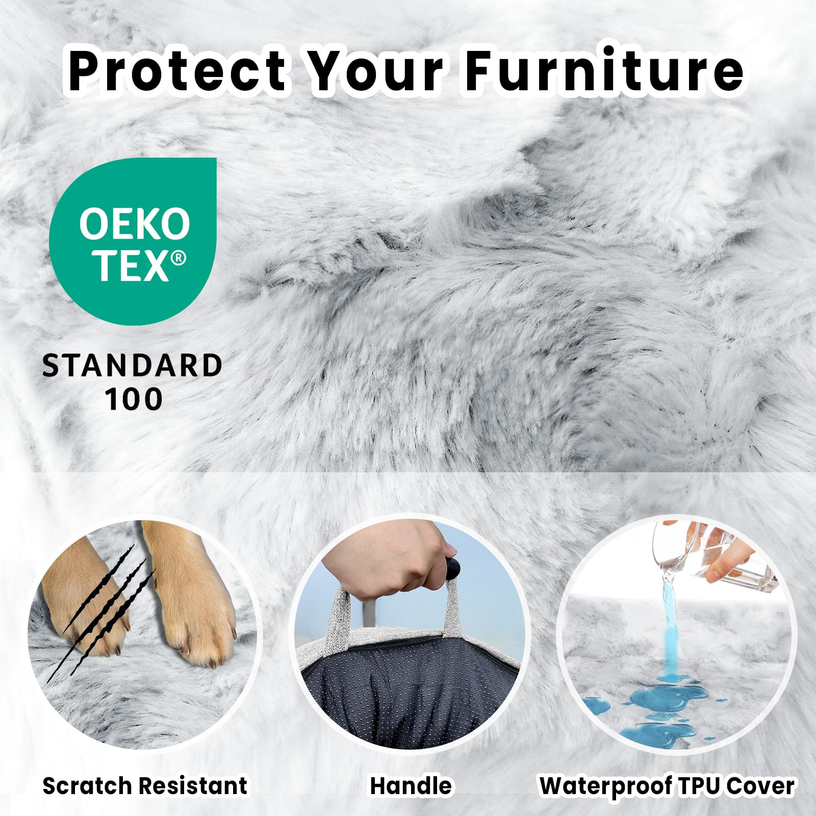 blunique non-slip base provides stable rest on any surface.