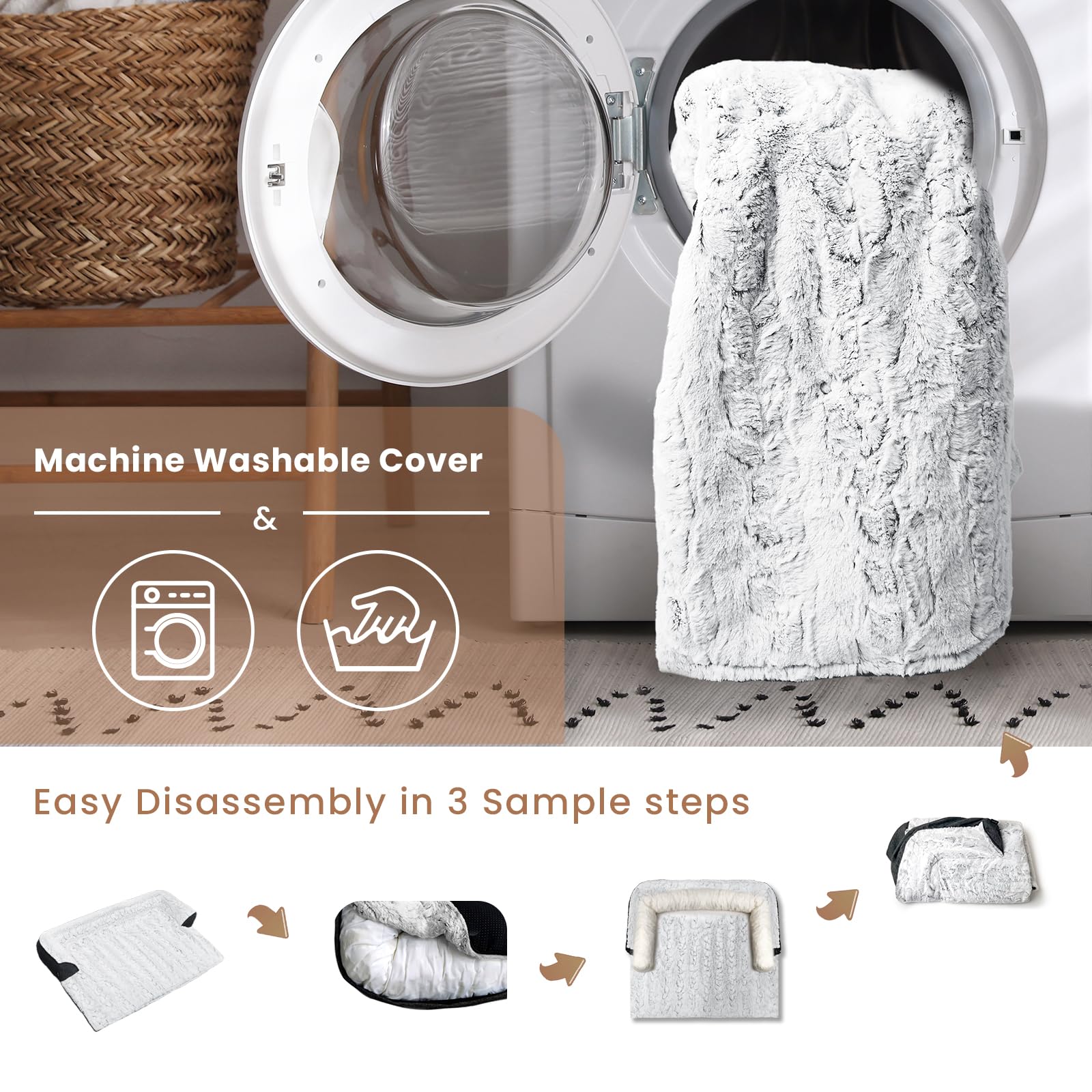 blunique Removable Cover is machine washable for easy cleaning