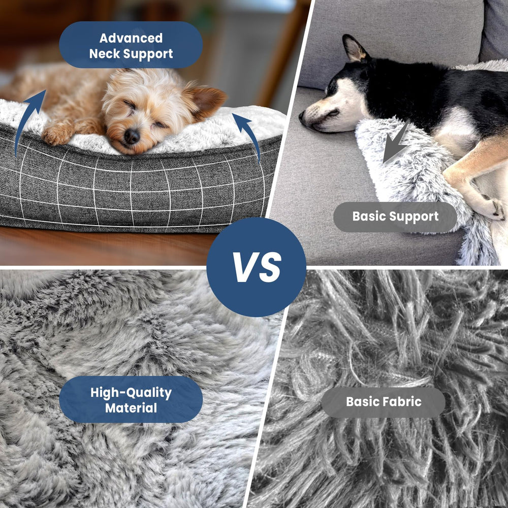 blunique waterproof liner grey protects furniture while your dog snoozes calmly.