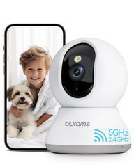 blurams pet camera 2k wide-angle view for remote pet monitoring