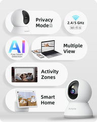 Blurams pet camera night vision helps you watch pets clearly after dark