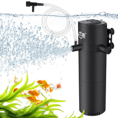 BlueYu aquarium-filter-assembly-view highlights easy setup and reliable filtration.