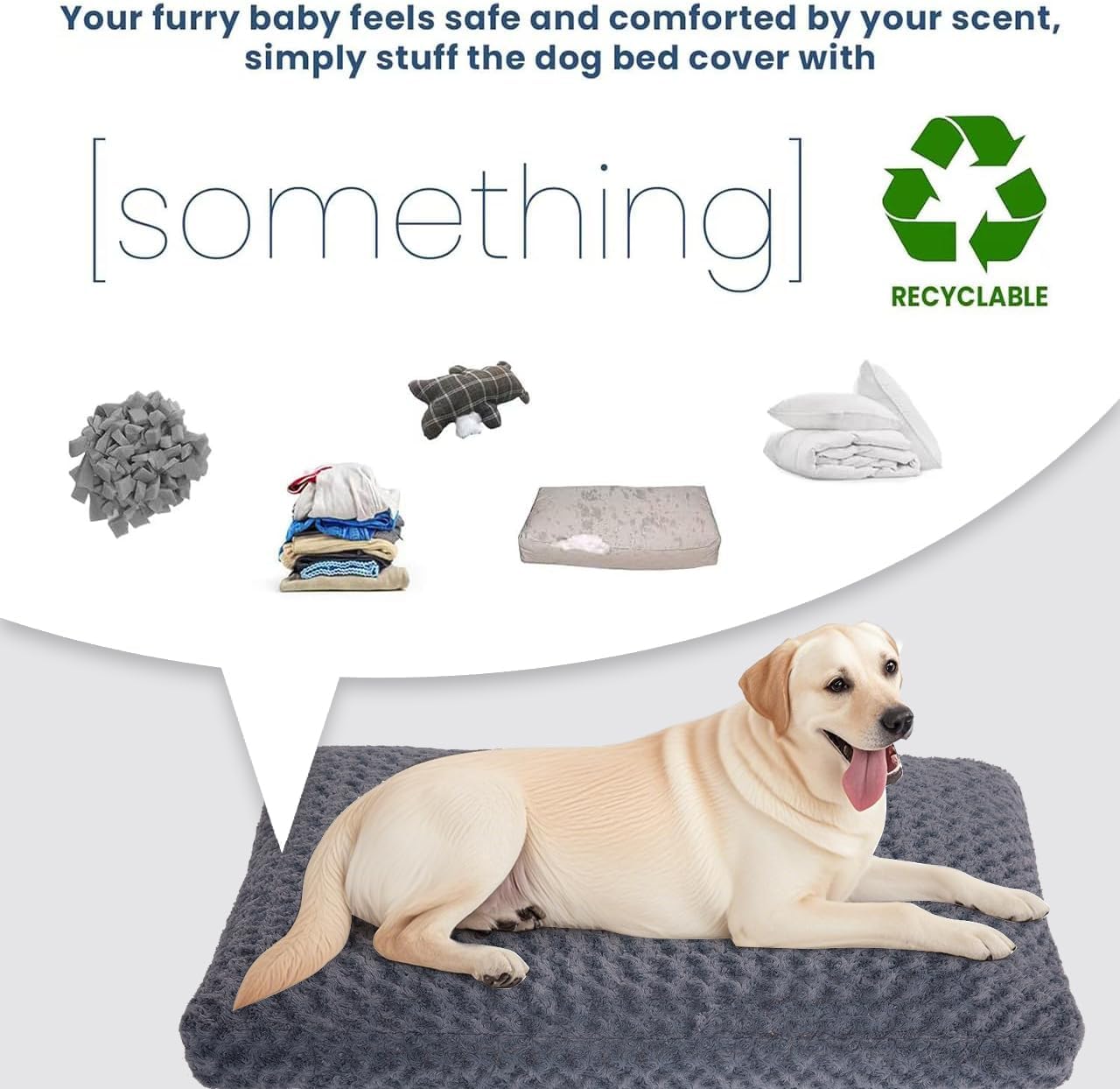 BLVOTKRO rose velvet dog bed cover closeup highlighting plush comfort