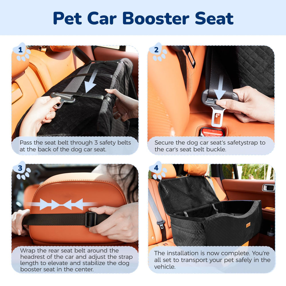 BLVRYVIO durable stitching and materials for long-lasting car seat