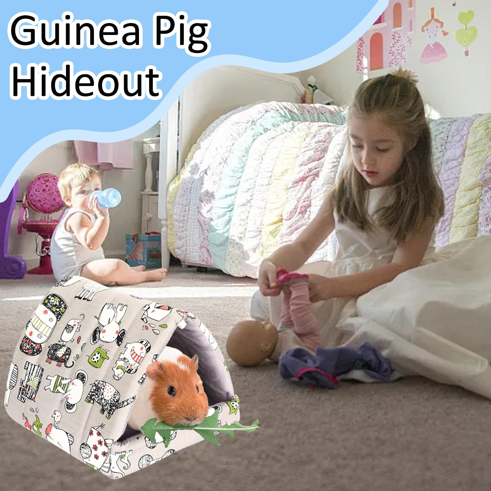 BMMN guinea pig hideout durability and washability in busy homes