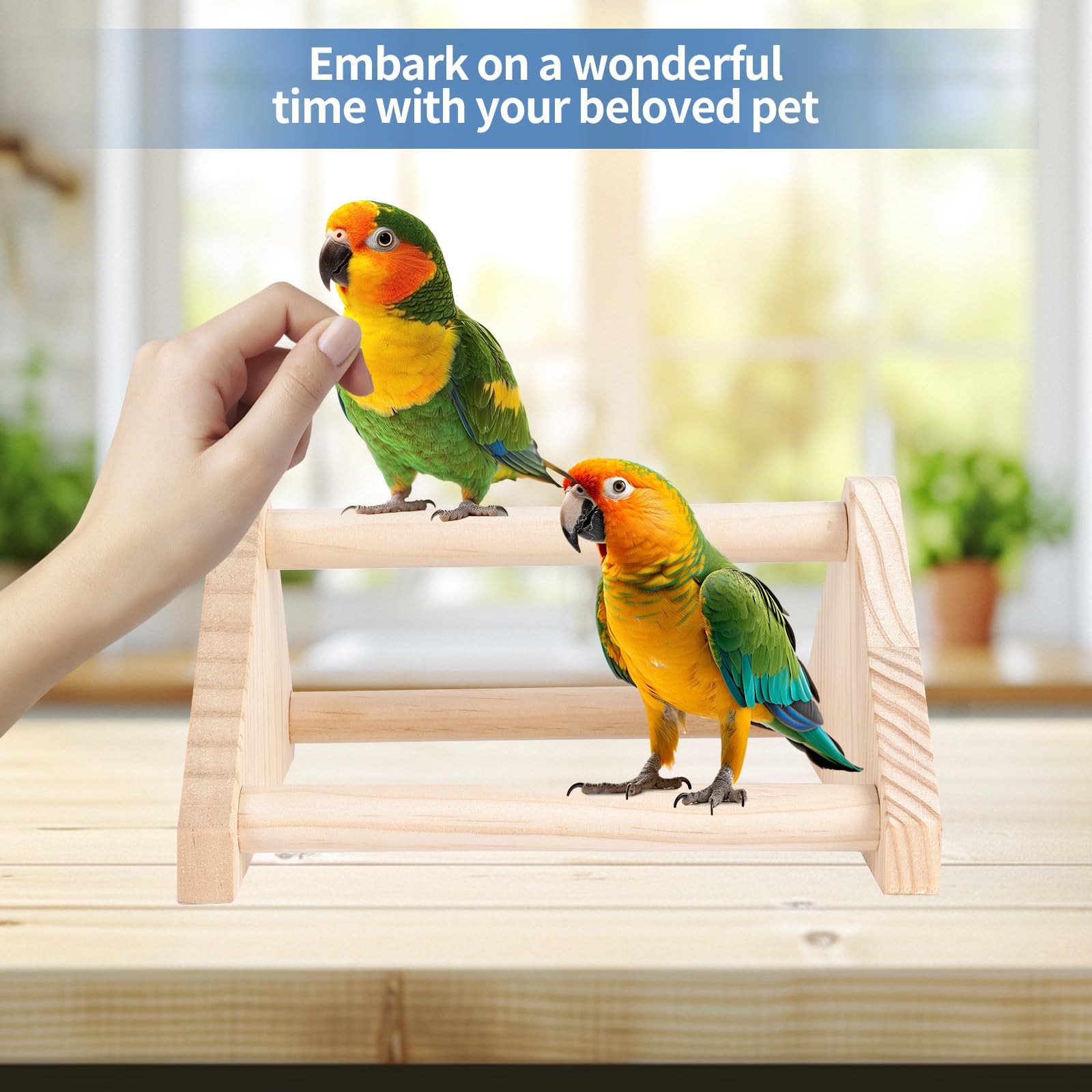 Bneykrir perch suitable for parrots and other birds to roost and play.
