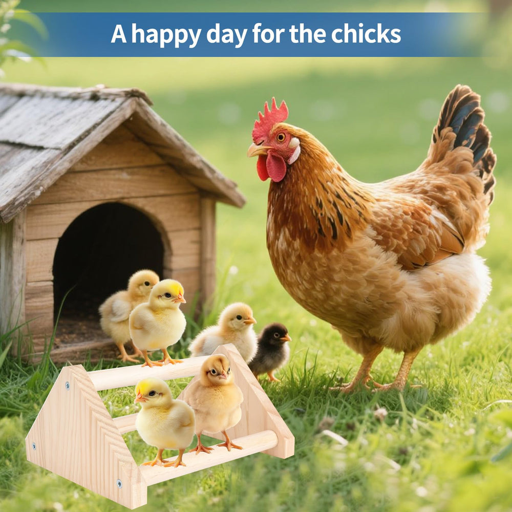 Bneykrir perch designed for young poultry’s tender feet and growth.
