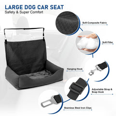 Bnonya dog car seat durable fabric for long-lasting use.