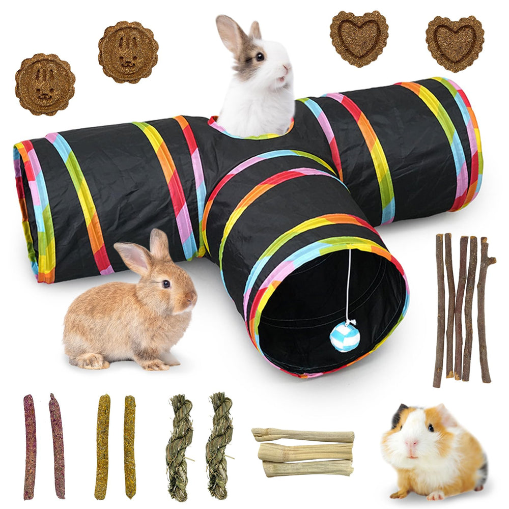 BNOSDM Bunny Tunnels folded design showing compact storage and travel-friendly setup.