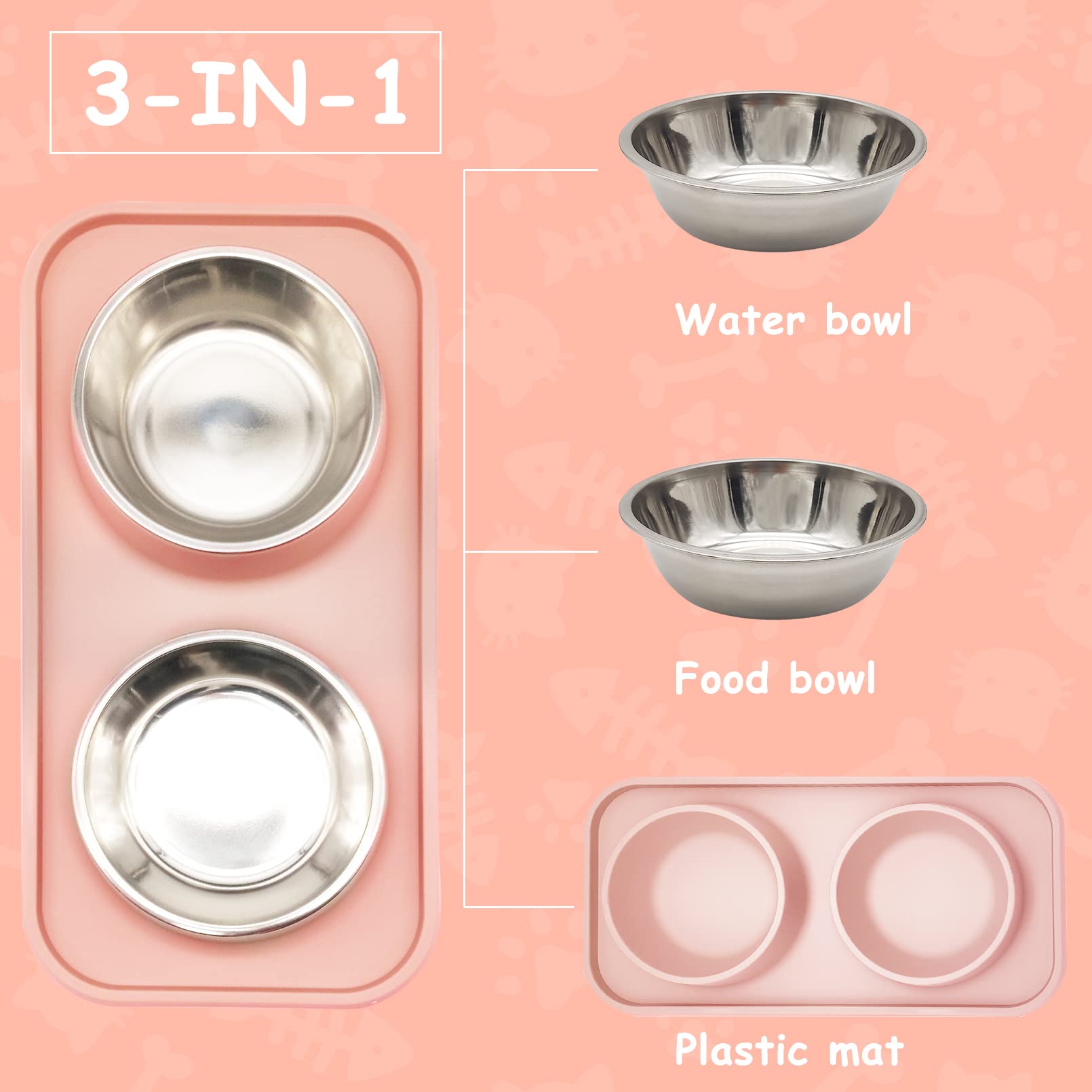 BNOSDM detachable dishwasher-safe bowls for easy cleaning