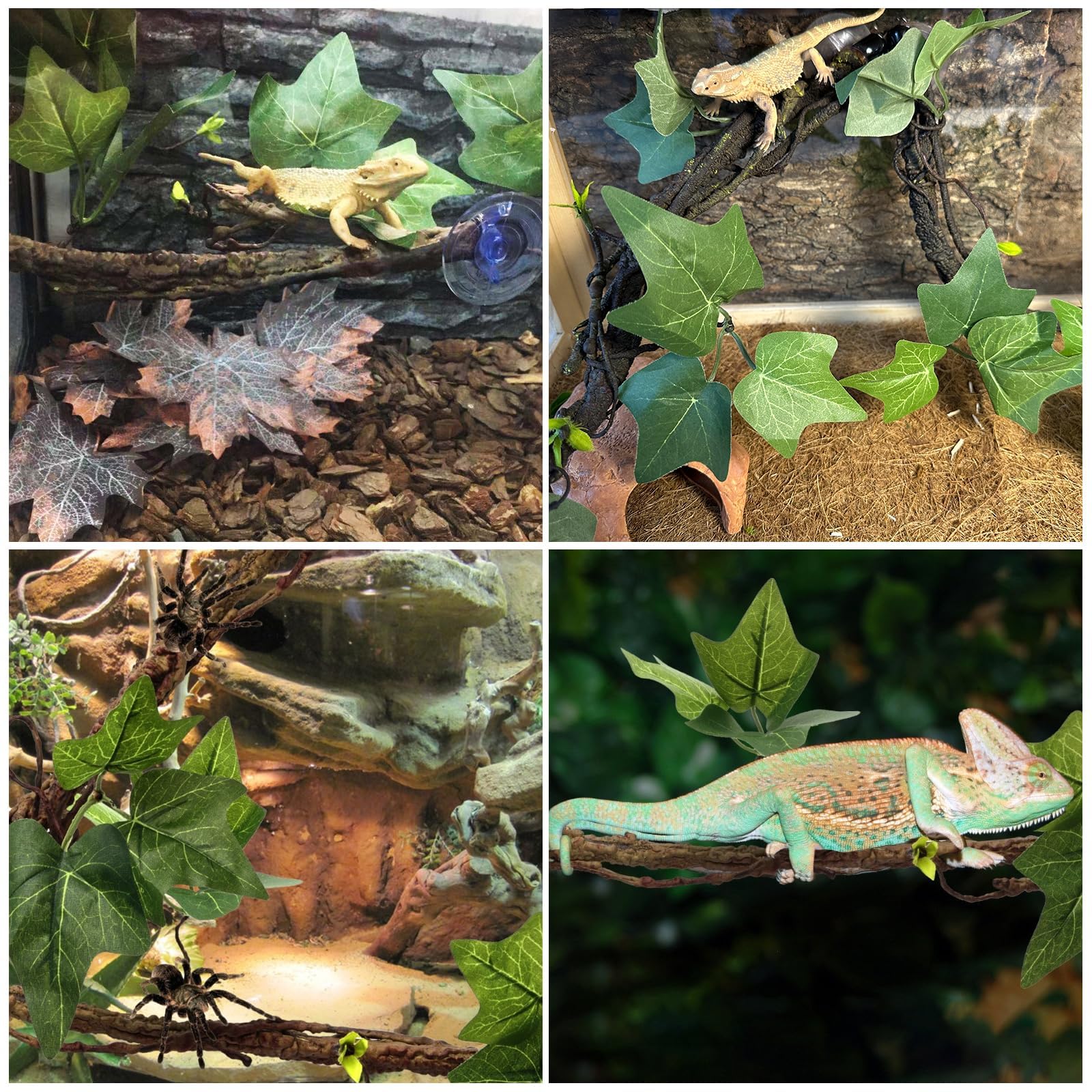BNOSDM easy-maintenance reptile decor simplifies habitat maintenance