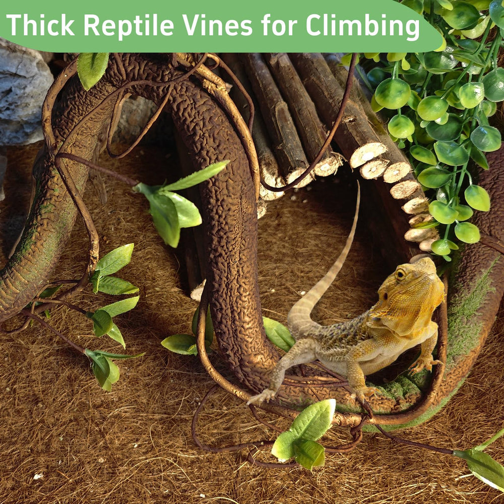 BNOSDM large suction cup secures vines securely in reptile enclosures