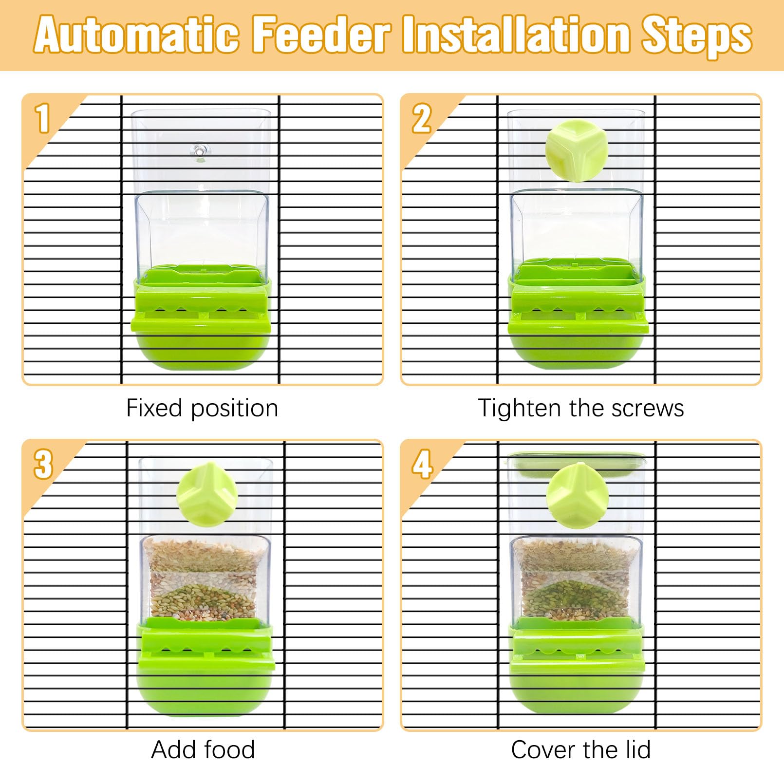 BNOSDM no mess bird feeder color options blue and more, enhances cage aesthetics