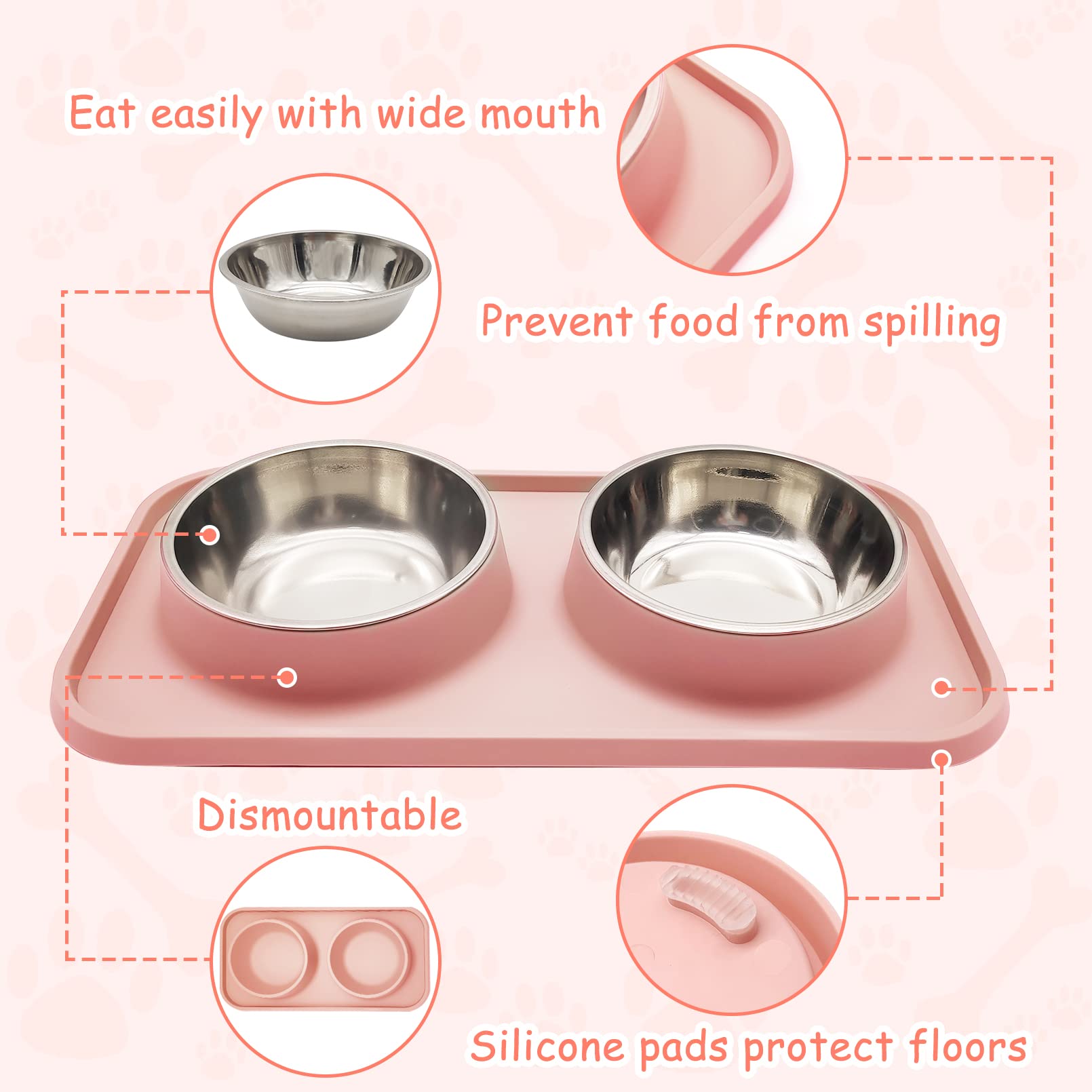 BNOSDM plastic base with spill-proof mat protects floors
