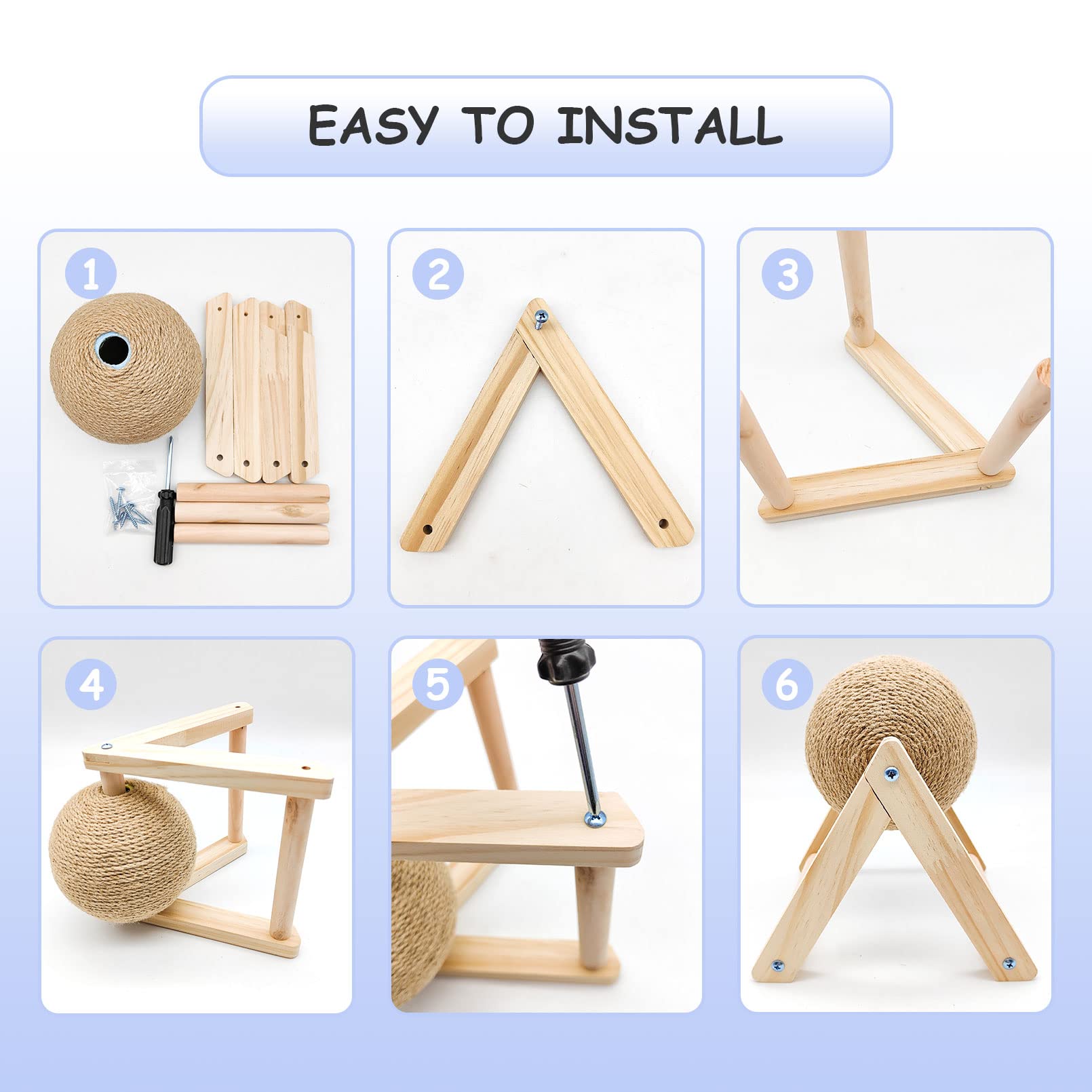BNOSDM inverted-V design attracts attention and enriches daily activity for small pets.