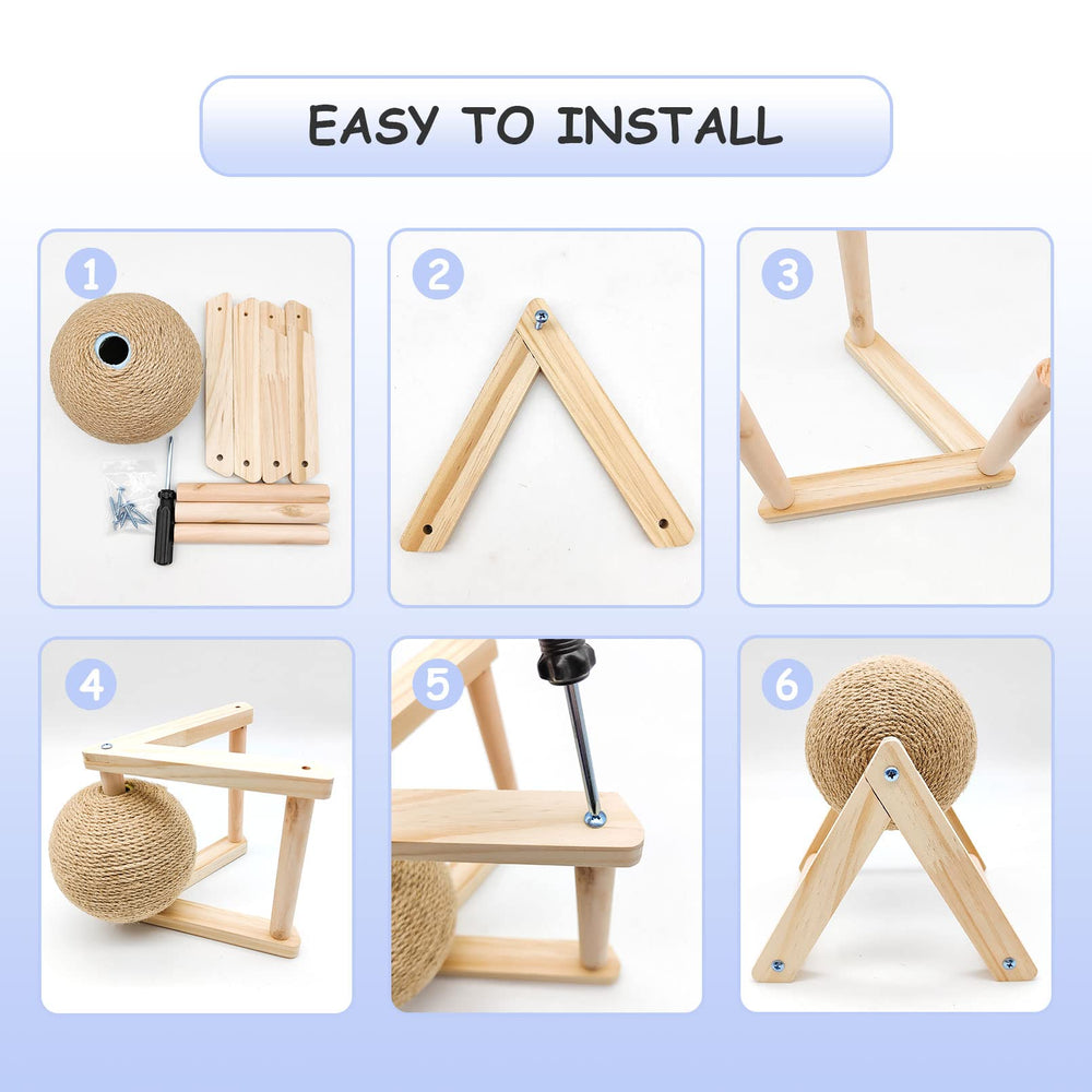 BNOSDM inverted-V design attracts attention and enriches daily activity for small pets.