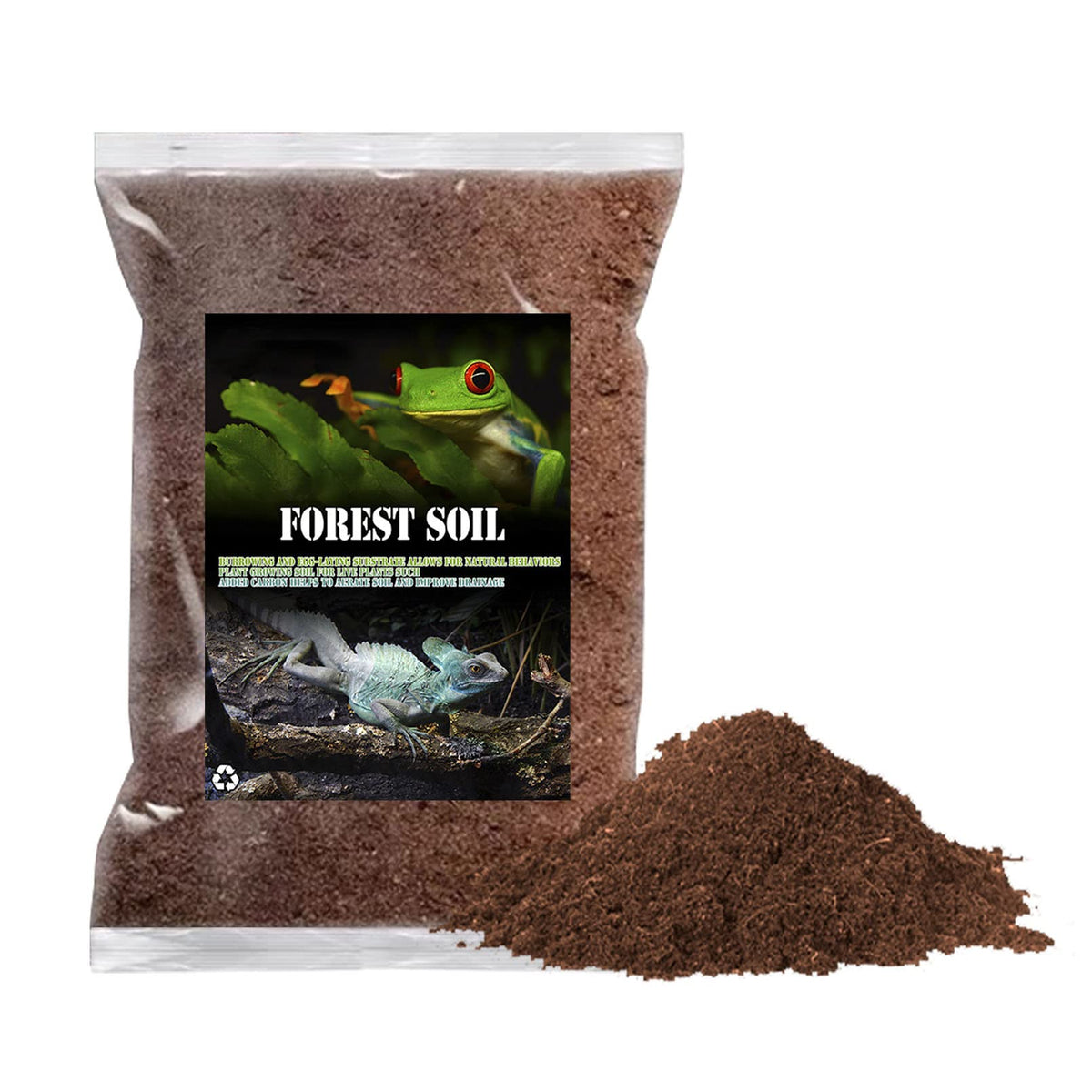 BNOSDM reptile soil substrate pack-5l clean terrarium bedding for easy maintenance.