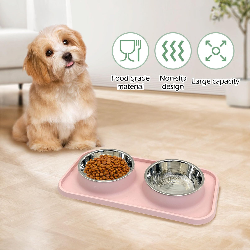 BNOSDM small pets 14 oz capacity bowls for small dogs and cats