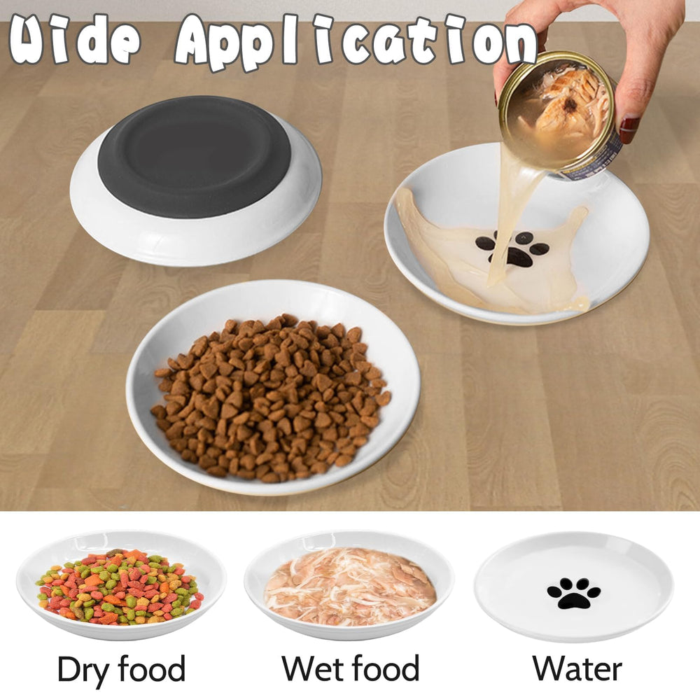 BNOSDM stackable pet feeding plates ideal for outdoor use