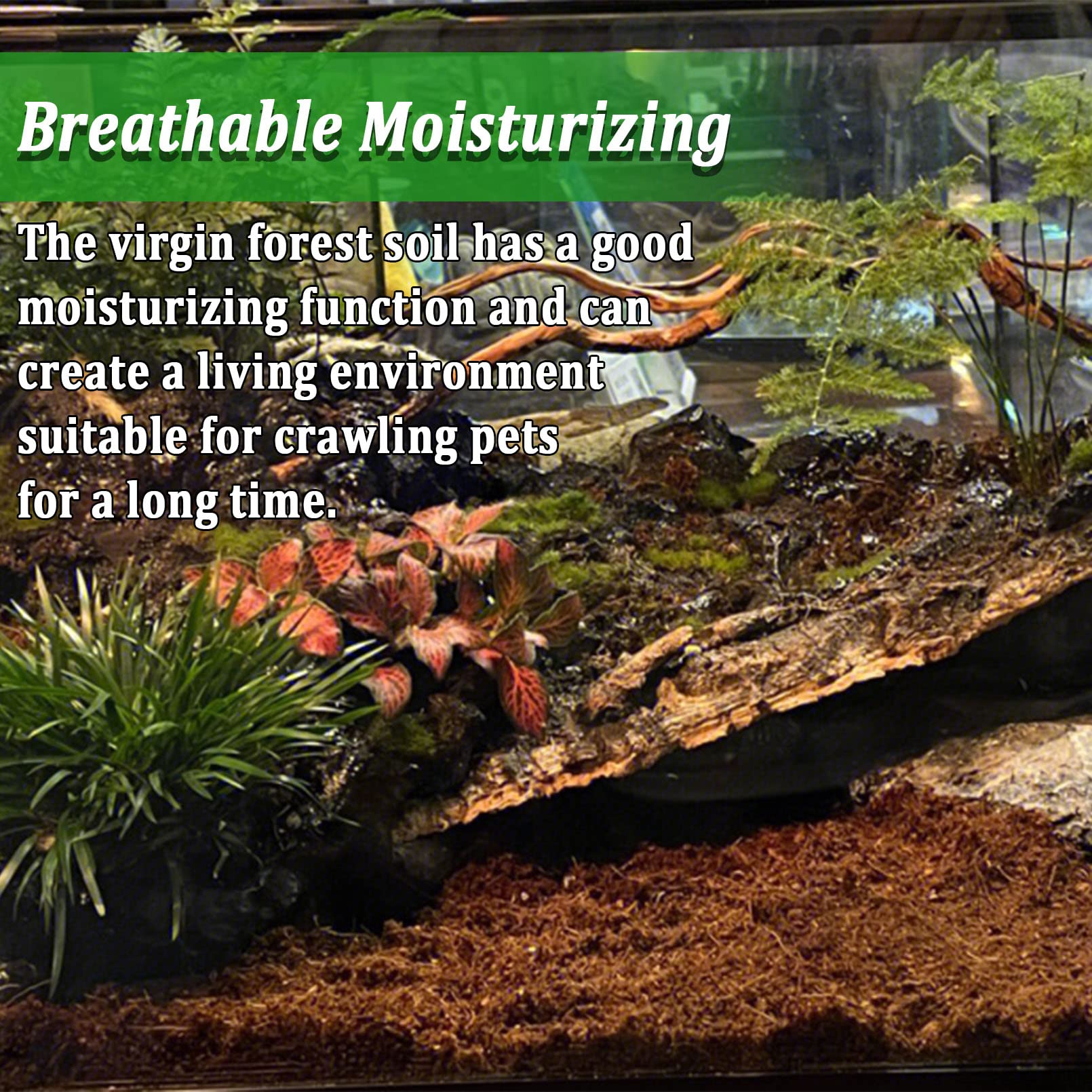 BNOSDM terrarium-bedding-reptiles-snakes versatile bedding for diverse pets.
