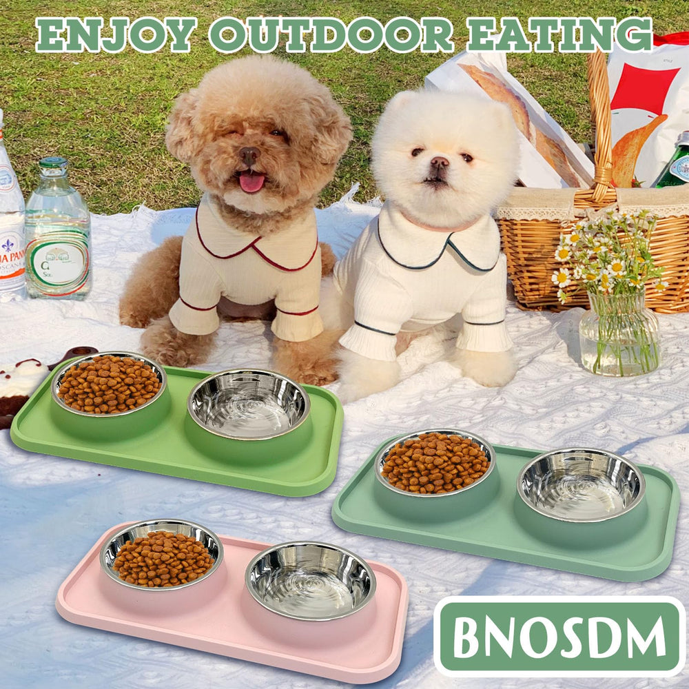BNOSDM three-color bowl set adds playful style to feeding area