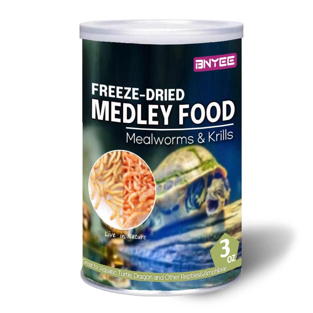BNYEE Aquatic Turtle Medley storage bag—keeps nutrition fresh with long shelf life.