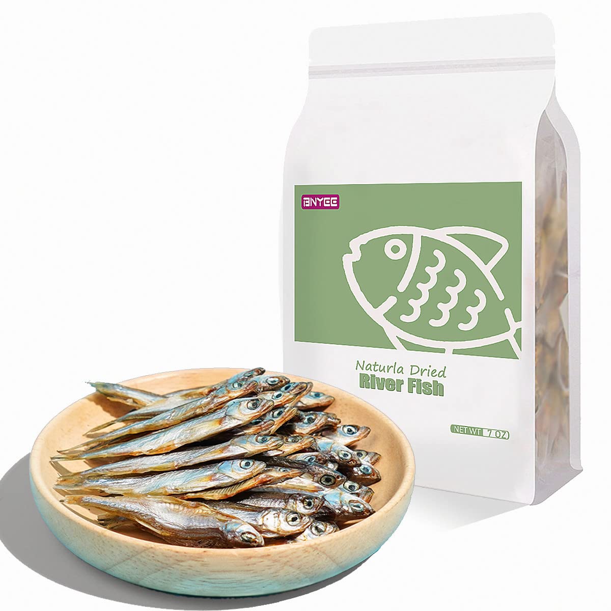BNYEE Dried River Fish for large tropical fish supports growth and color