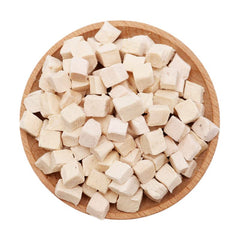 BNYEE freeze-dried chicken treats bag closeup for training rewards