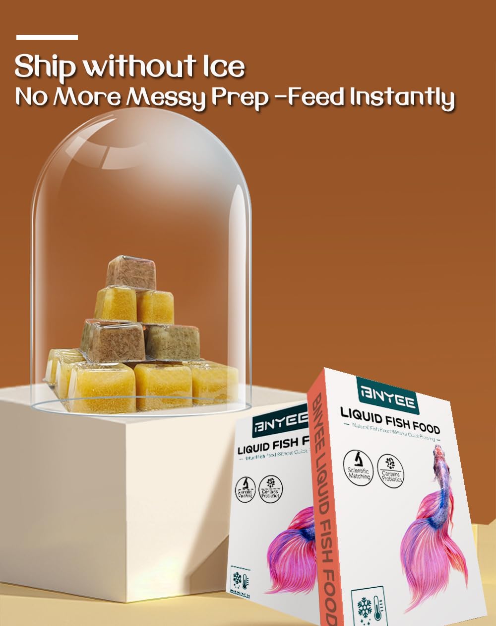 BNYEE Liquid Fish Food freshness technology preserves nutrients without refrigeration