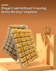BNYEE Liquid Fish Food ingredients highlight natural daphnia in ready-to-use liquid