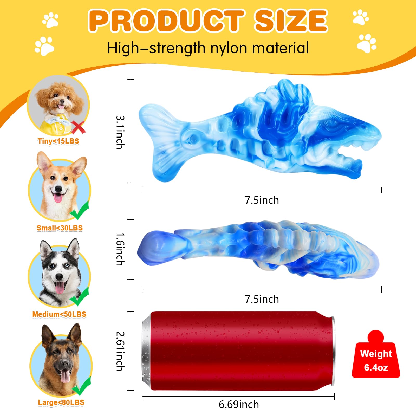 BoYoYo beef-flavor dog chew toy highlighting aroma that motivates extended chewing.
