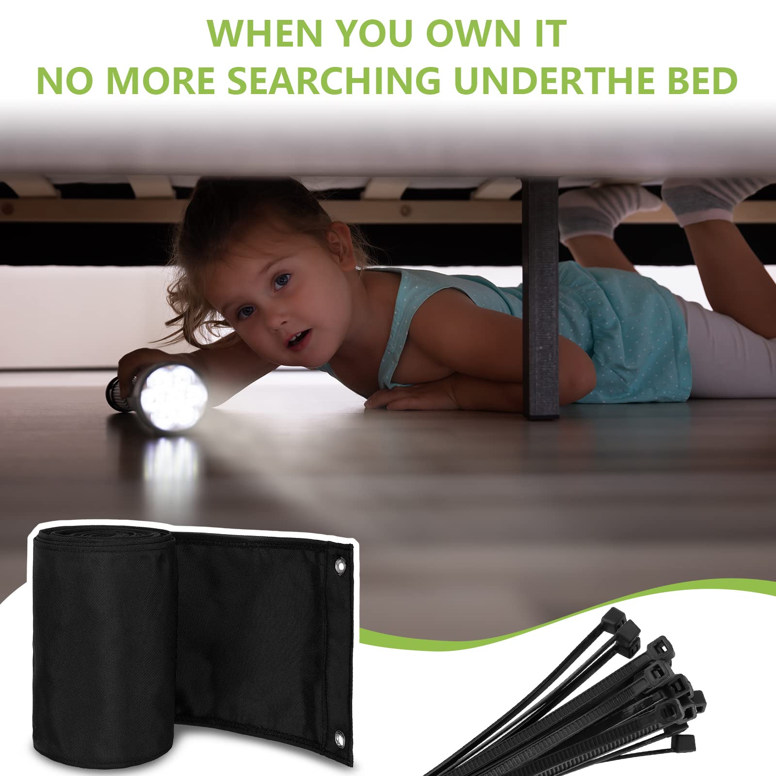 Boao black blocker finish blends with bedding and furniture
