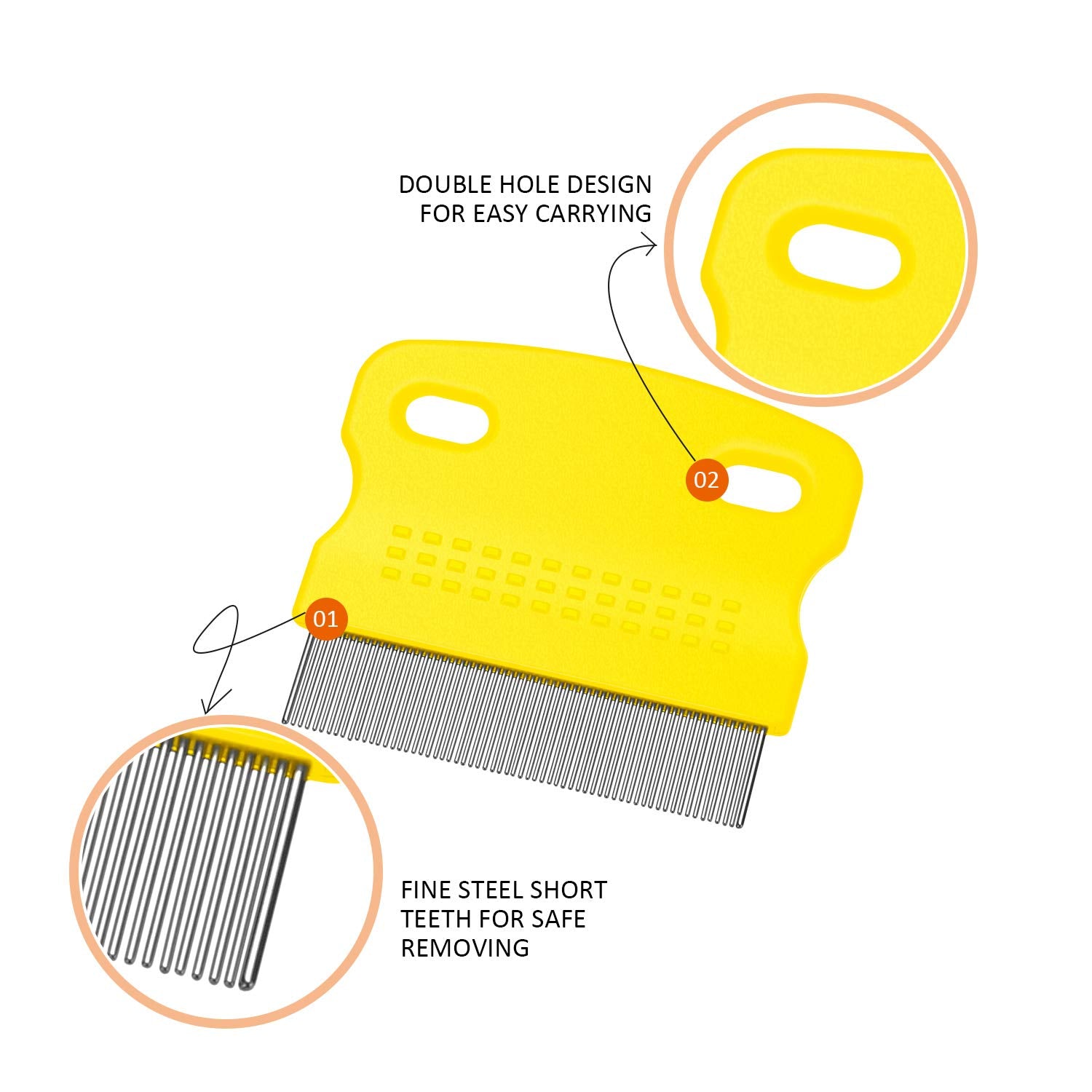 Boao ergonomic handle helps safe corner-area grooming around eyes