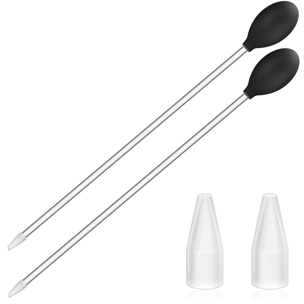 Boao long pipette feeder box showing two acrylic coral feeders for precise feeding.