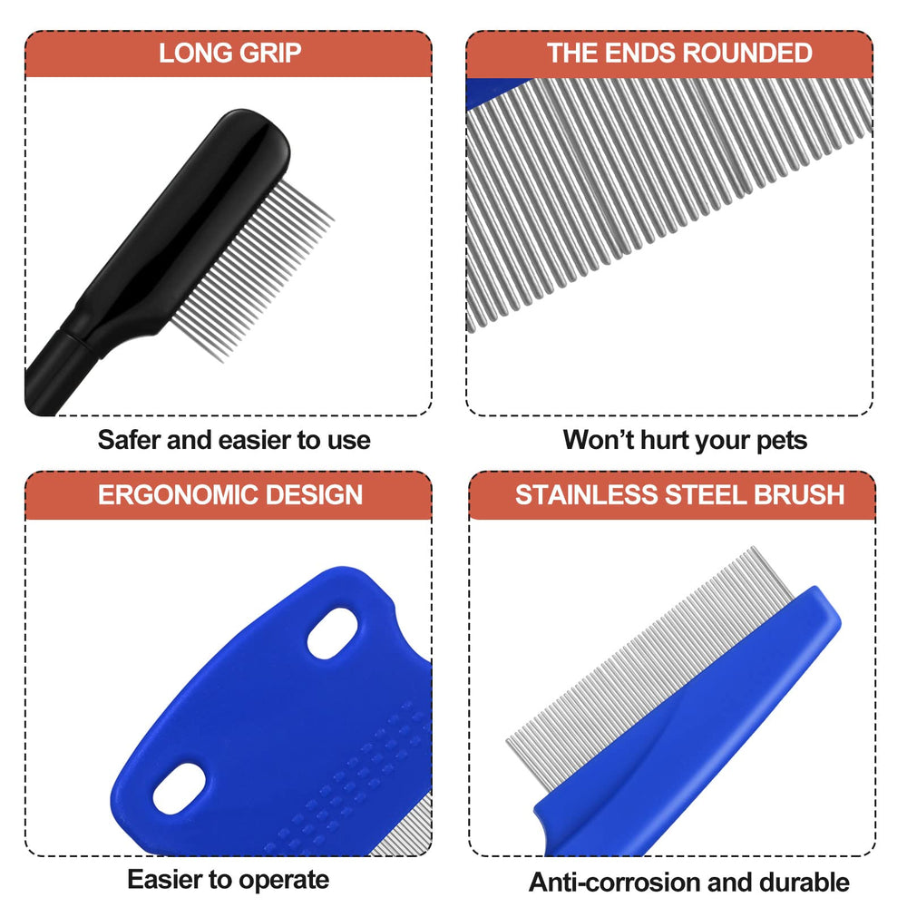 Boao stainless steel teeth detail offers gentle brushing and crust removal.
